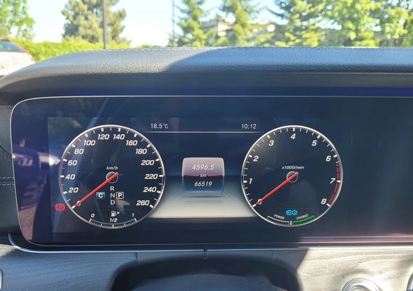 Mercedes-Benz Klasa E cena 179900 przebieg: 66519, rok produkcji 2019 z Kraków małe 436